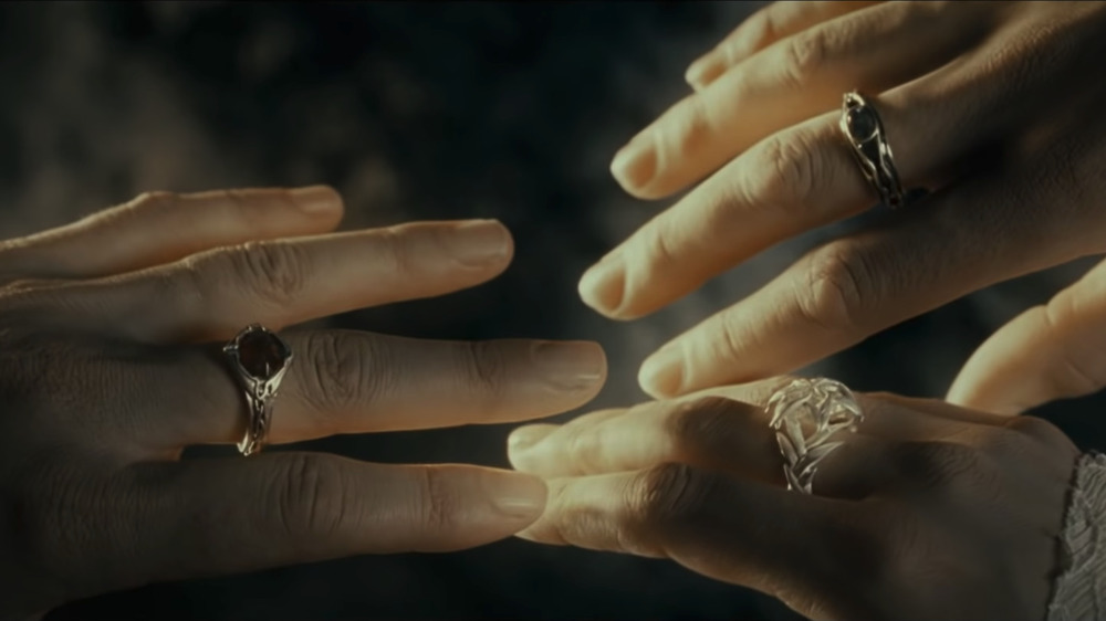 The three Elven Rings of Power