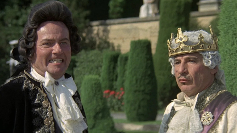 Brooks and Harvey Korman as French aristocracy