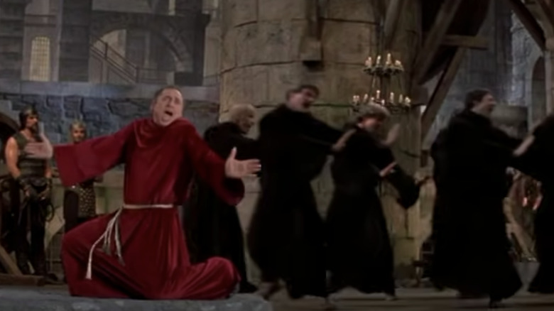 Mel Brooks in the "Spanish Inquisition" sequence