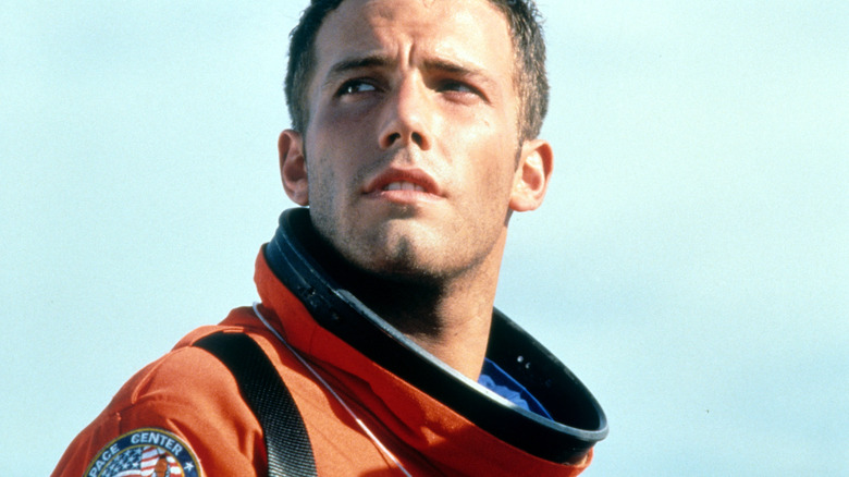 A.J. in astronaut suit