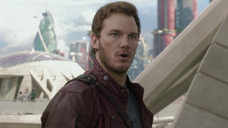 Star Lord looking surprised 