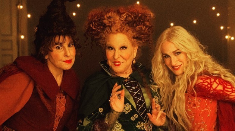 The Sanderson sisters in "Hocus Pocus 2"