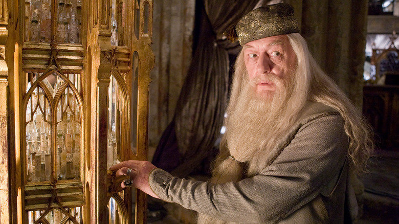 Dumbledore in his chambers