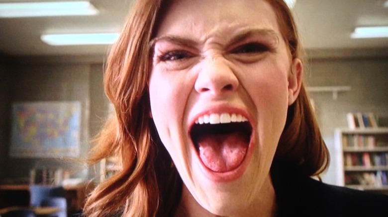 Lydia screaming