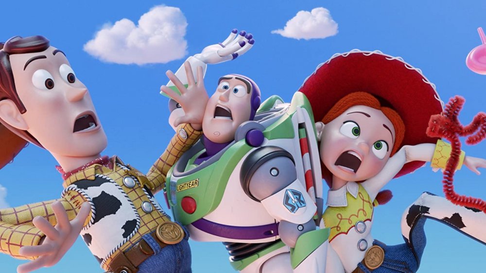 Woody, Buzz Lightyear, and Jessie in Toy Story 4