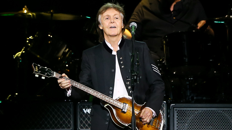 Paul McCartney on stage