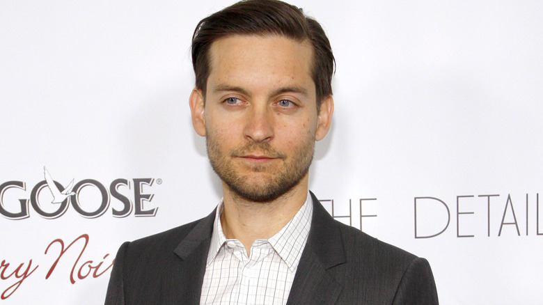 Tobey Maguire on the red carpet