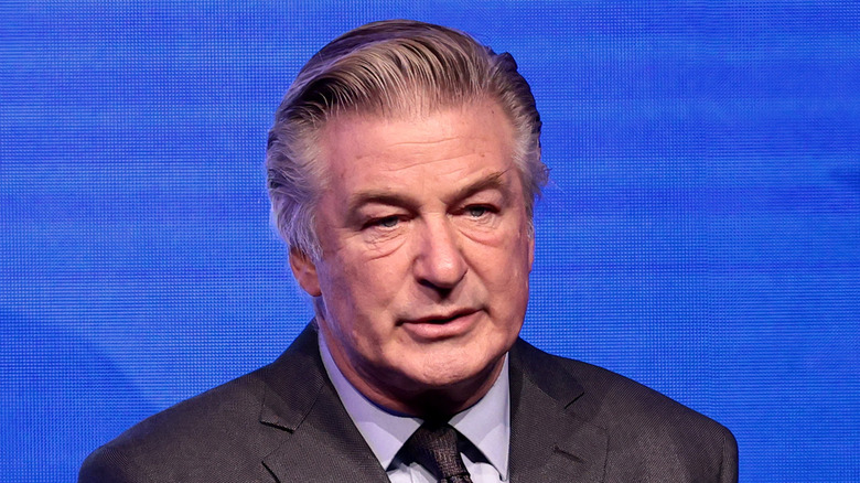 Alec Baldwin giving speech