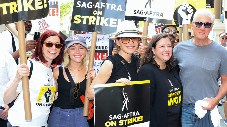 Actors striking for SAG-AFTRA