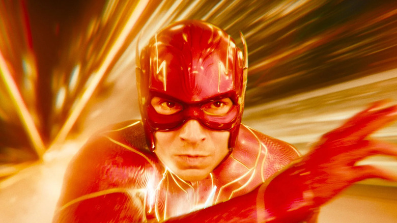 The Flash running