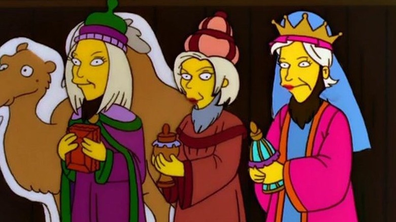 Dixie Chicks as Three Wise Men on The Simpsons