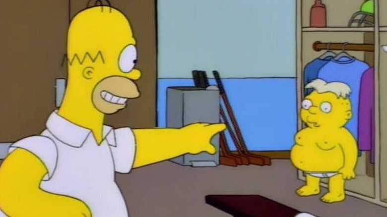 Homer Simpson teases Uter