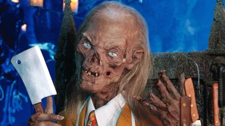 The Cryptkeeper chopping off his fingers