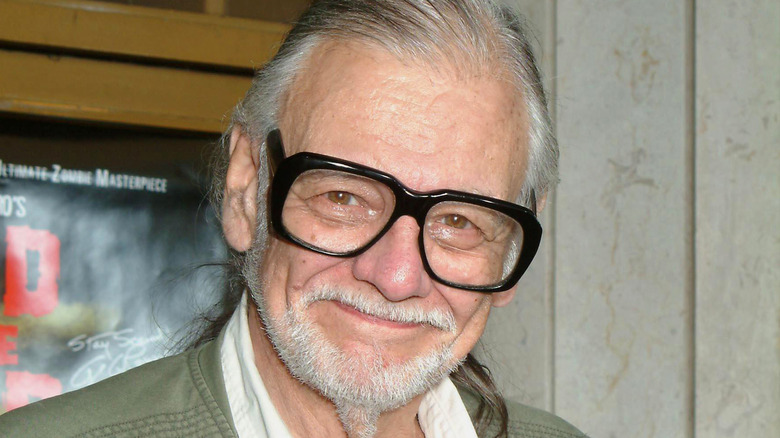 George Romero smiles for camera