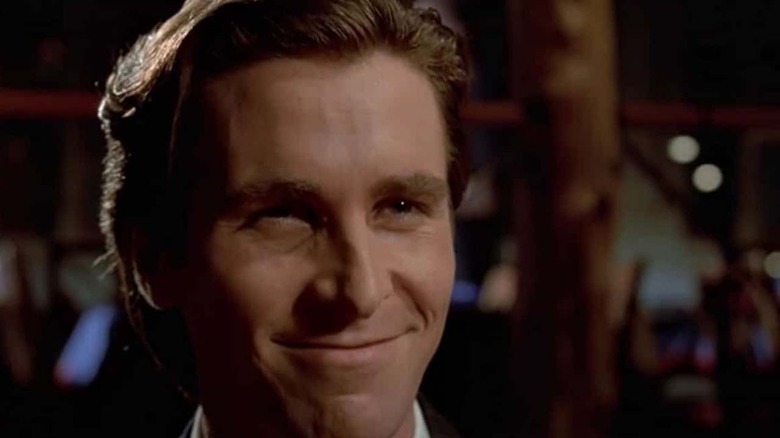 Christian Bale winking