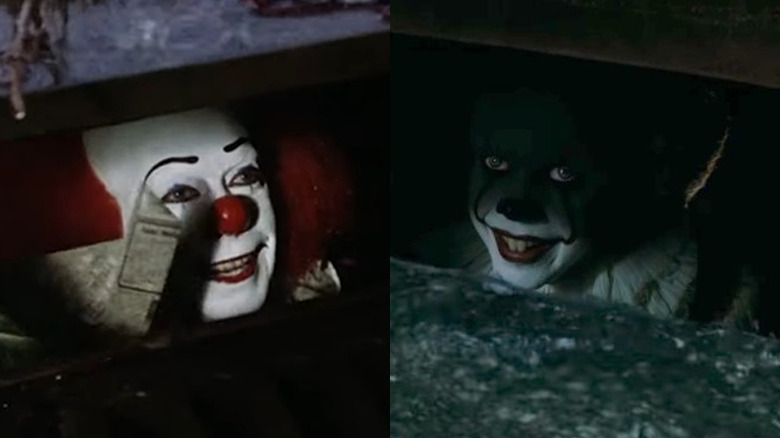 Pennywise reveals himself in the sewer