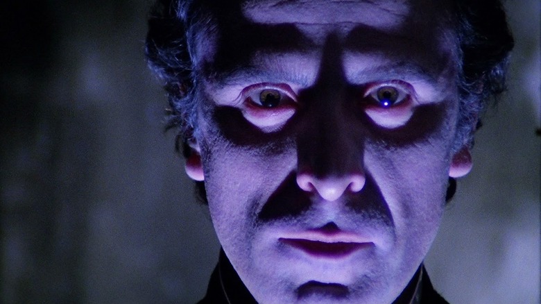 The undead Father Thomas gives a baleful look in "City of the Living Dead" (1980)