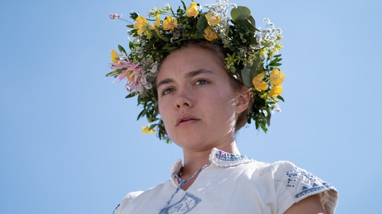 Dani wearing flower crown