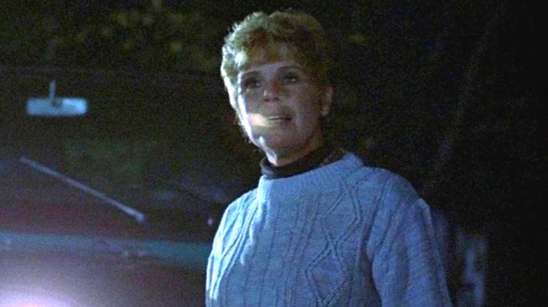 Pamela Voorhees gets out of car