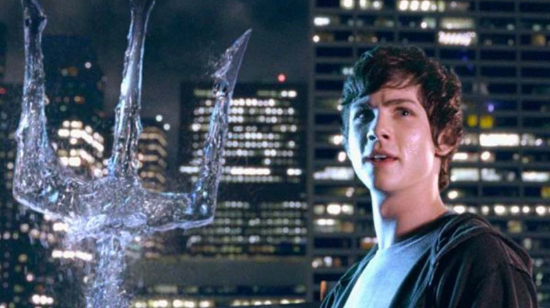 Percy Jackson with trident