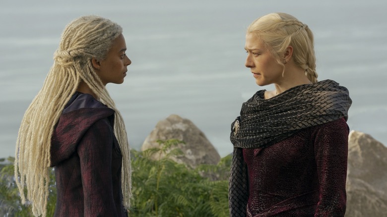 Rhaena and Rhaenyra by sea