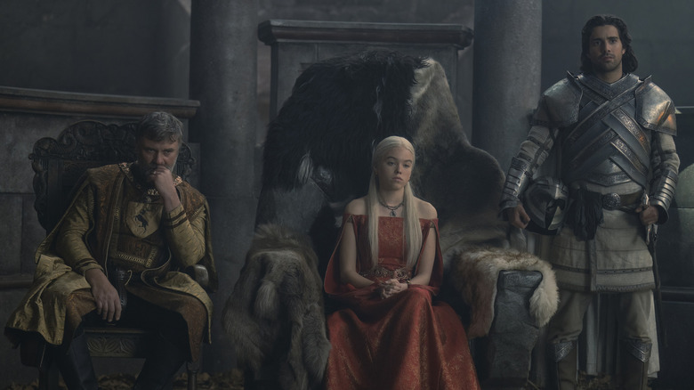 Rhaenyra sitting unimpressed