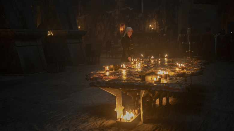 Rhaenyra at glowing war table