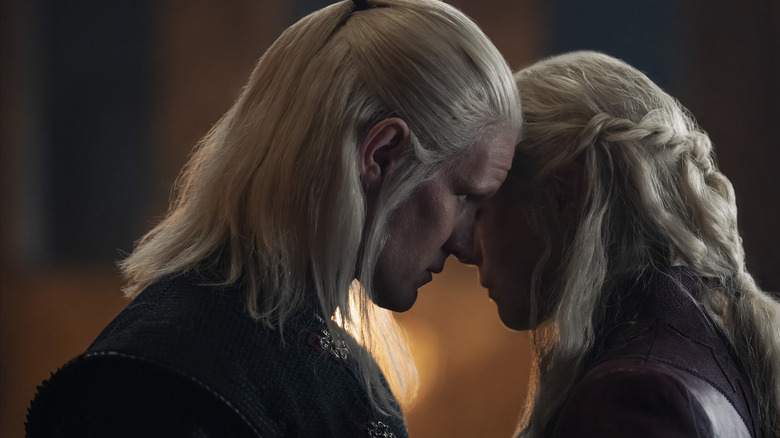 Rhaenyra and Daemon whispering