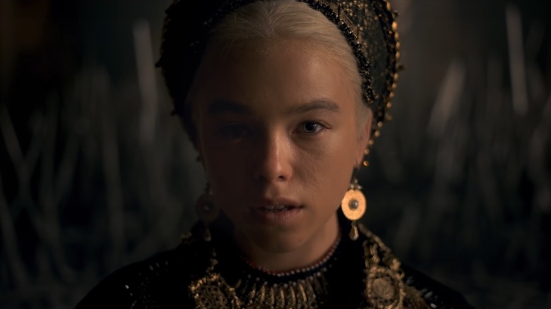 Targaryen girl looking at camera