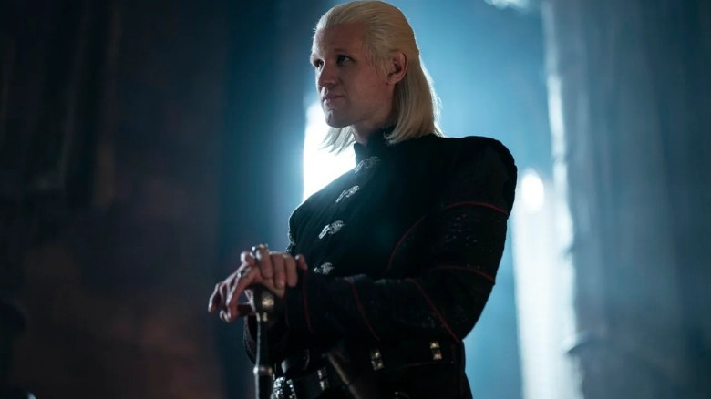 Prince Daemon Targaryen smirking