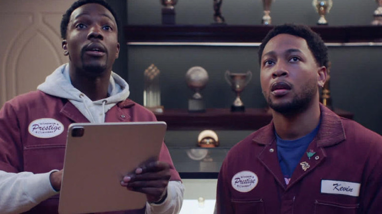 Jacob Latimore and Tosin Cole in House Party