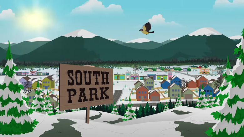 South Park sign