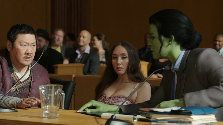 She-Hulk Courtroom Consultation