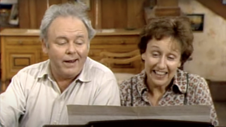 Caroll O'Connor and Jean Stapleton in All in the Family intro