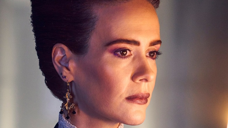 Sarah Paulson wearing elaborate earring