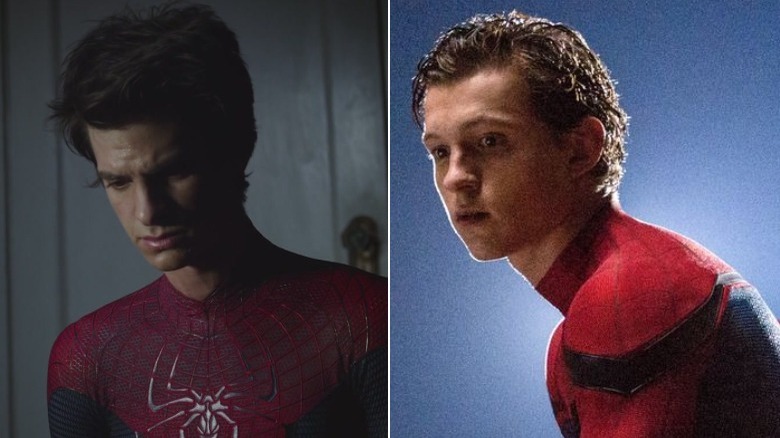 Andrew Garfield as Spider-Man/Tom Holland as Spider-Man