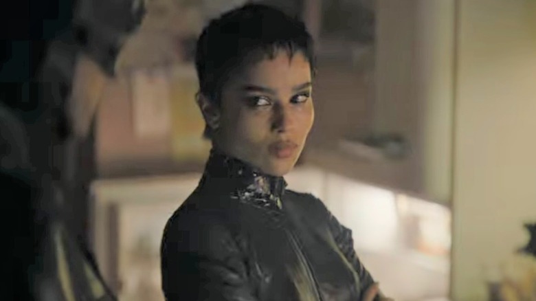 Zoë Kravitz as Selina Kyle in The Batman