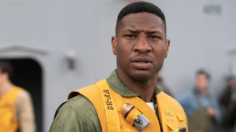 Jonathan Majors as U.S. Navy fighter pilot