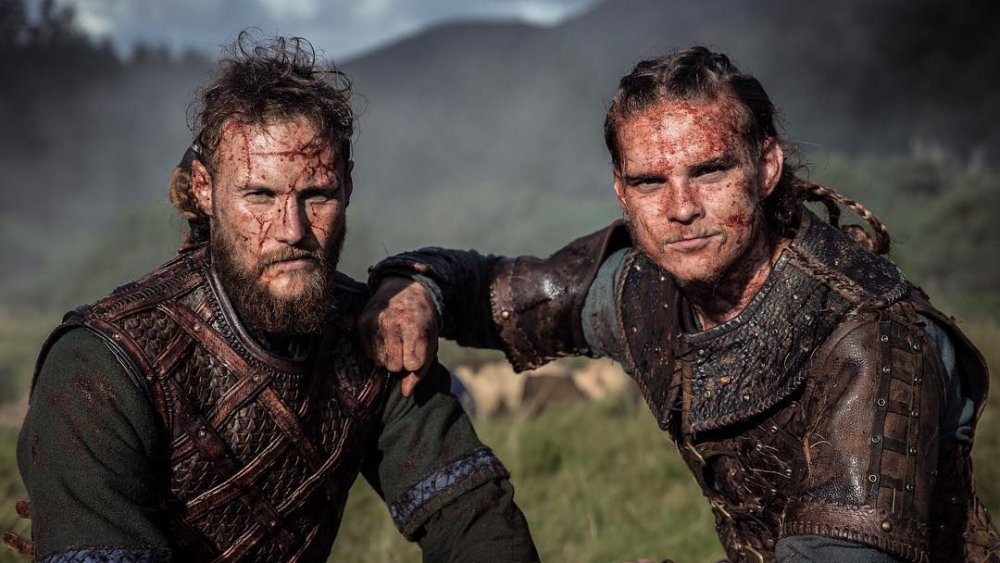 Jordan Patrick Smith as Ubbe and Marco Ilsø as Hvitserk on Vikings