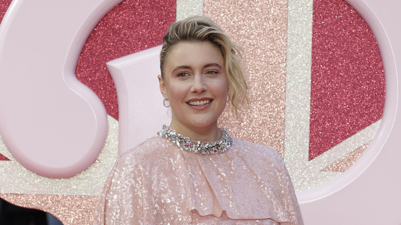 Gerwig attends the London premiere of Barbie