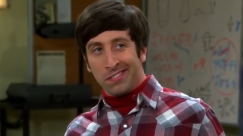 Howard Wolowitz smirking 