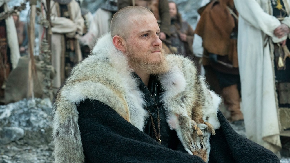 Travis Fimmel (King Ragnar Lothbrok) & Alexander Ludwig (Bjorn