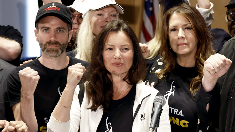 Fran Drescher and SAG-AFTRA press conference