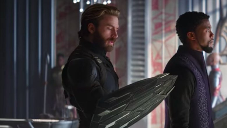 Steve Rogers and T'Challa