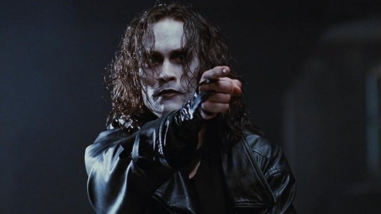 The Crow pointing finger