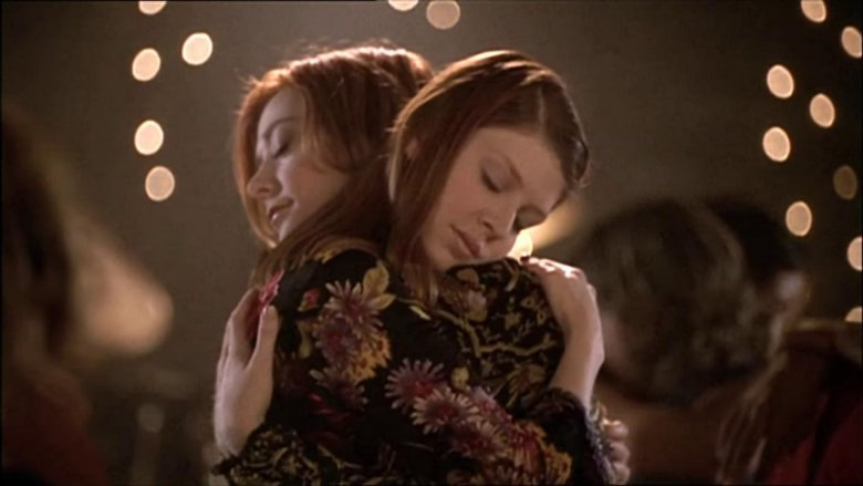 Alyson Hanigan and Amber Benson in Buffy the Vampire Slayer