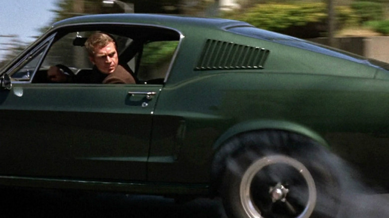 Bullitt driving car