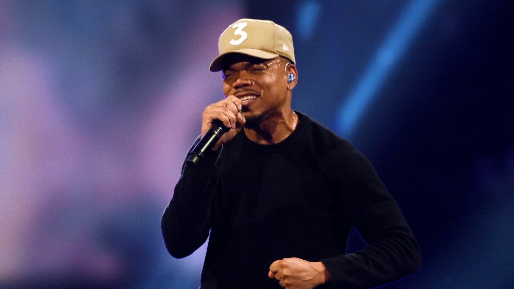 Chance the Rapper performs