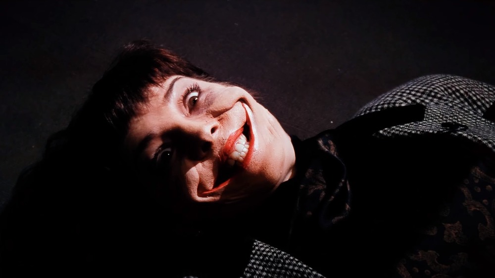 Joker victim smiling