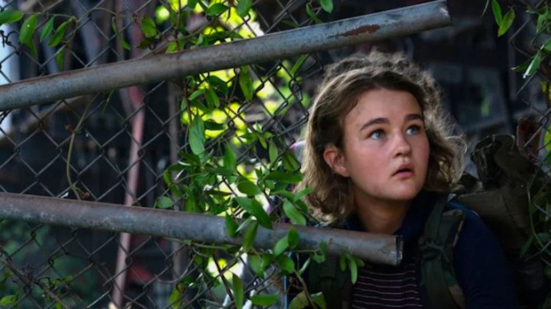 A Quiet Place II Millicent Simmonds Regan fence